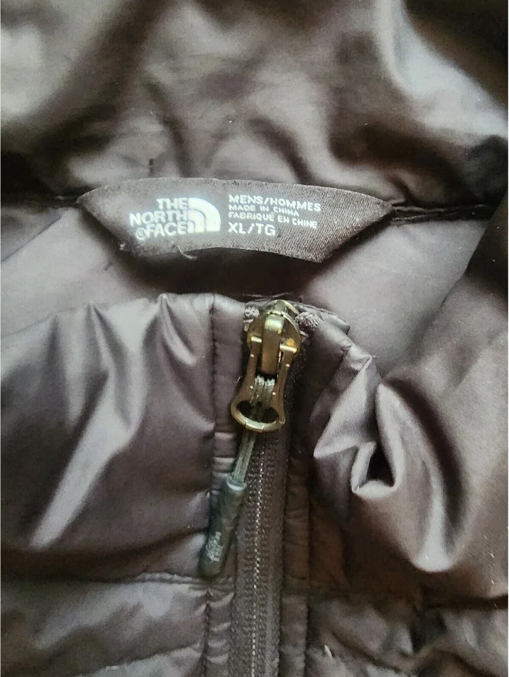 Size XL - Men's The North Face Insulated 550 Black Winter Jacket